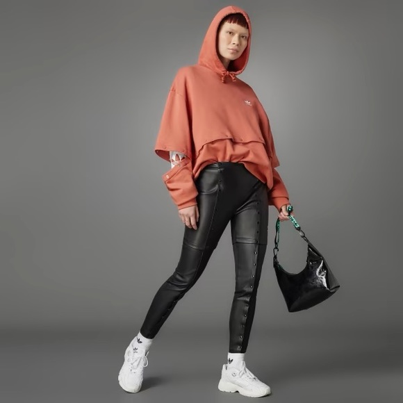 ADIDAS ALWAYS ORIGINAL SLIM SNAP-BUTTON PANTS - Picture 3 of 7